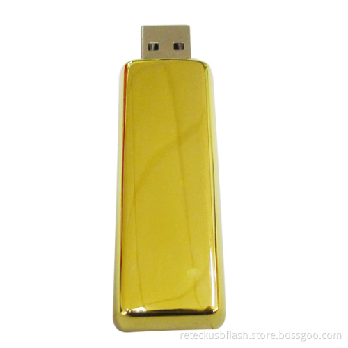 Metal Gold Bars USB Flash Drive with Logo